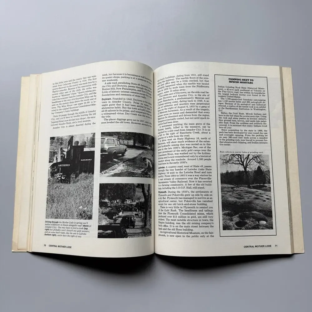 Gold Rush Country Sunset Travel Guide California's Mining Past 1979 Paperback
